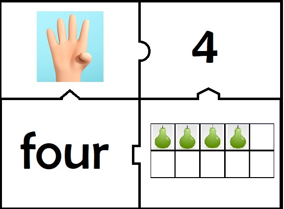 ilustracion de cuatro