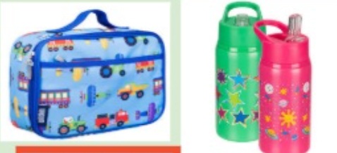 lunchbox and water bottle