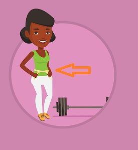 ilustracion de cintura